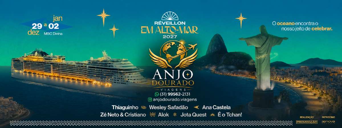 Reveillon em Alto Mar: Amar viver e agradecer!